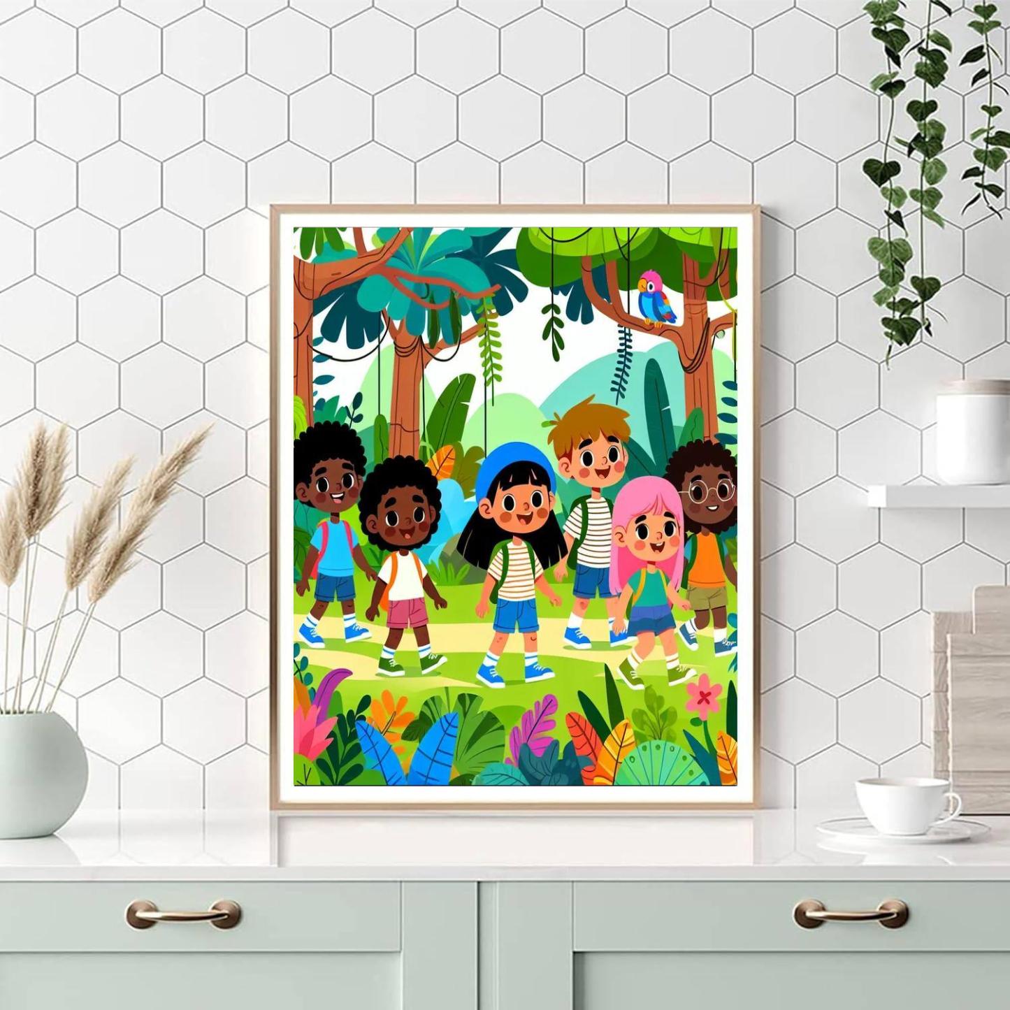 Jungle Explorer's Quest Paint By Numbers Kits