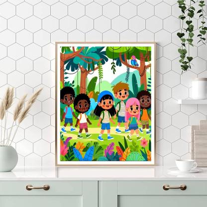 Jungle Explorer's Quest Paint By Numbers Kits