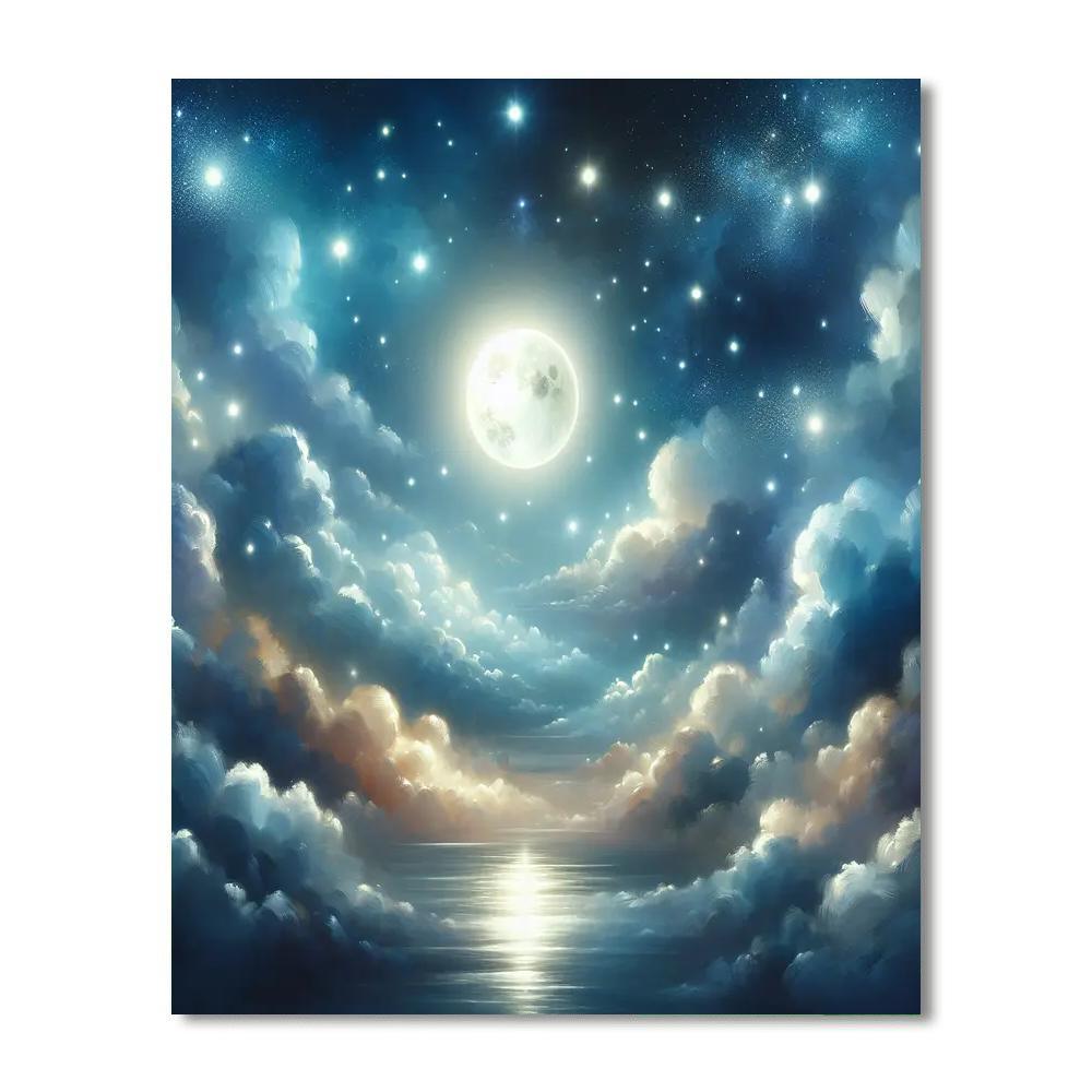 Starry Night Sky Adventure Numbered Painting Kits