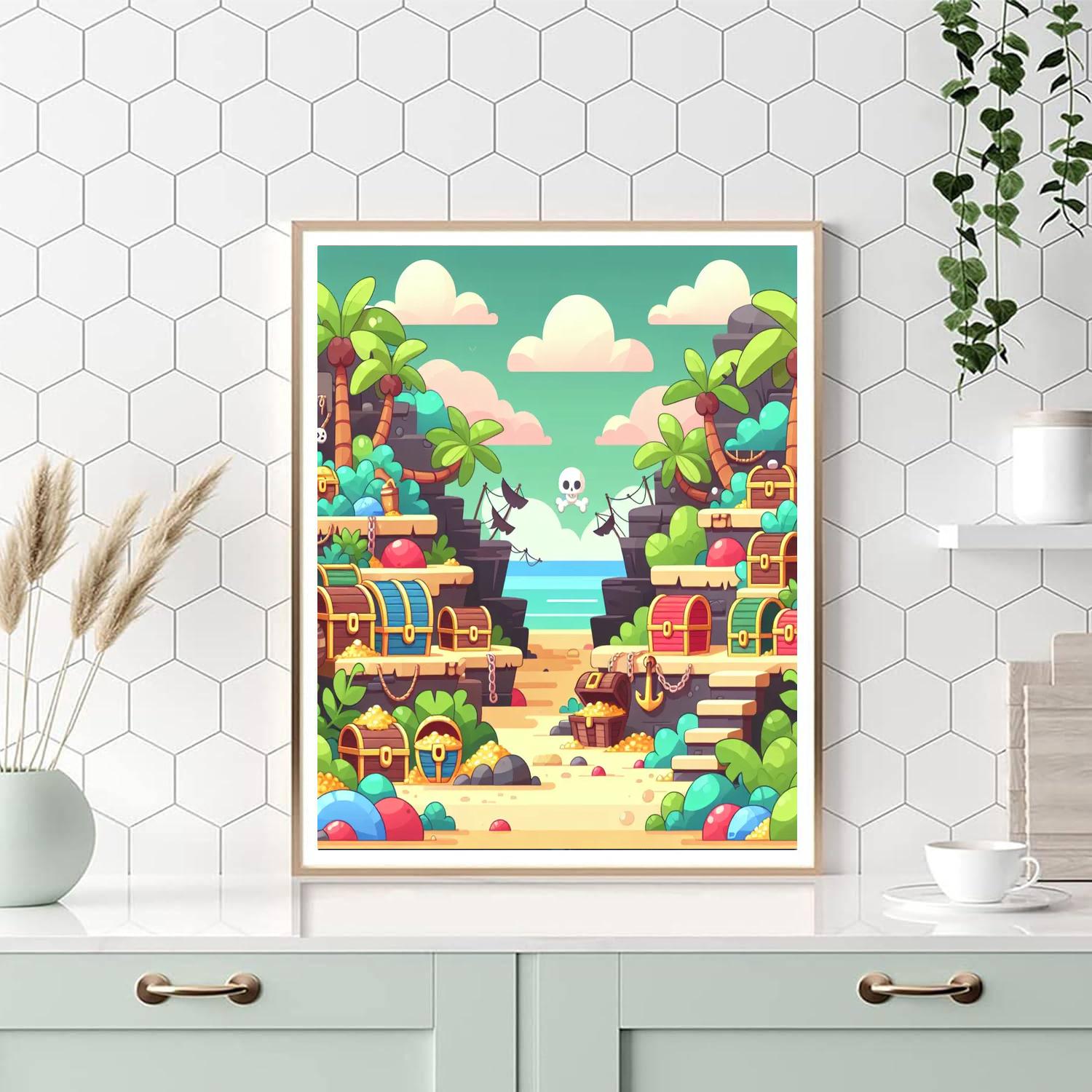 Pirate's Cove Mystery Paint By Numbers Kits