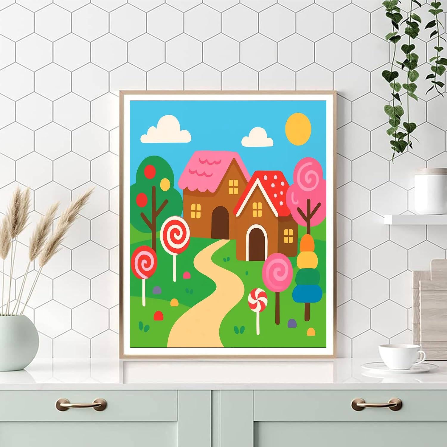 Candy Land Escape Paint By Number