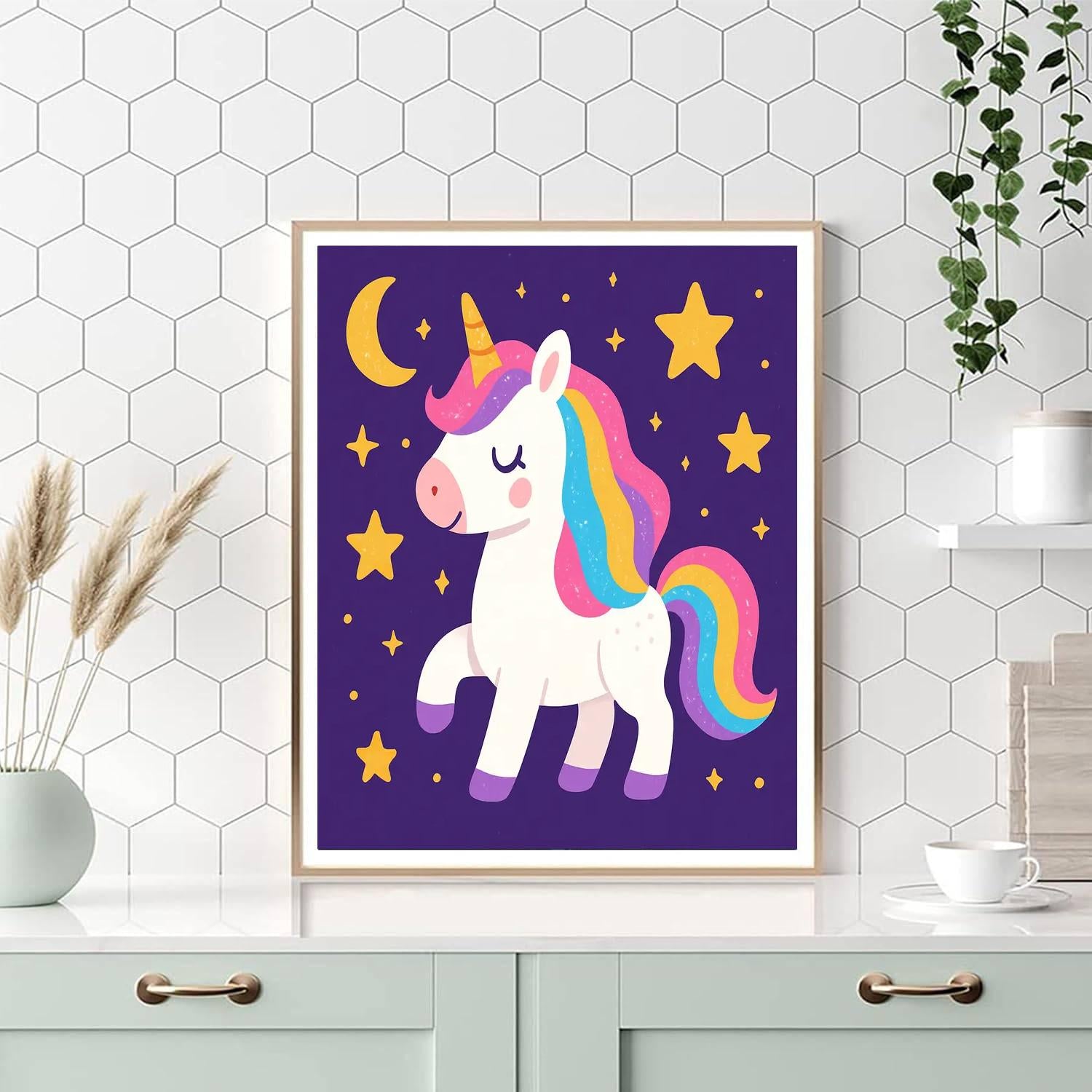 Mystic Unicorn Dreams Paint By Numbers