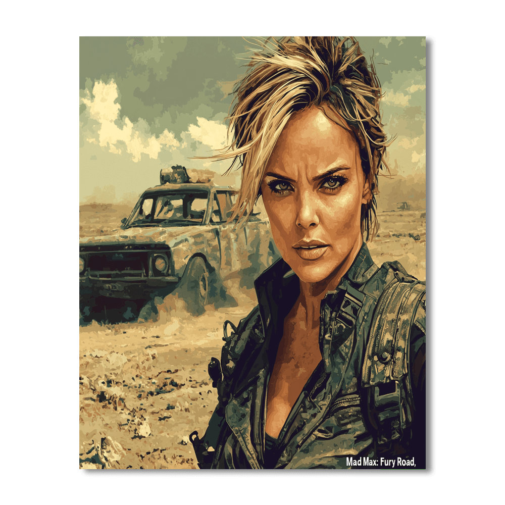 Charlize Theron: The Fearless Warrior Of Cinema Paint By Numbers