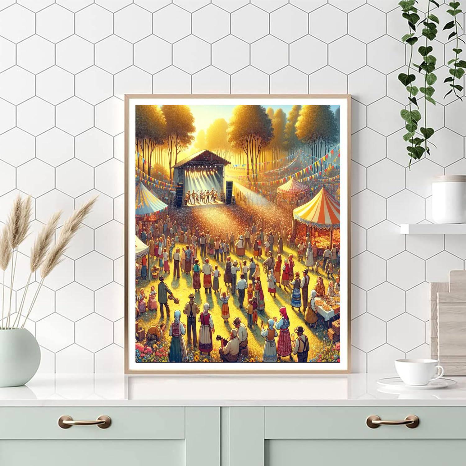 Folk Fest Paint By Number