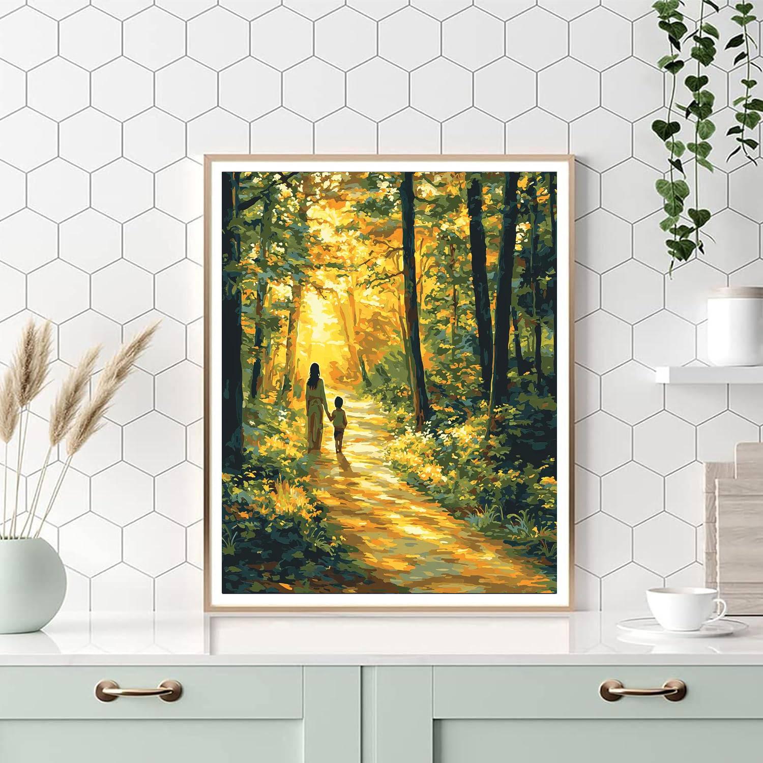 Sunlit Silhouettes Numbered Painting Kits