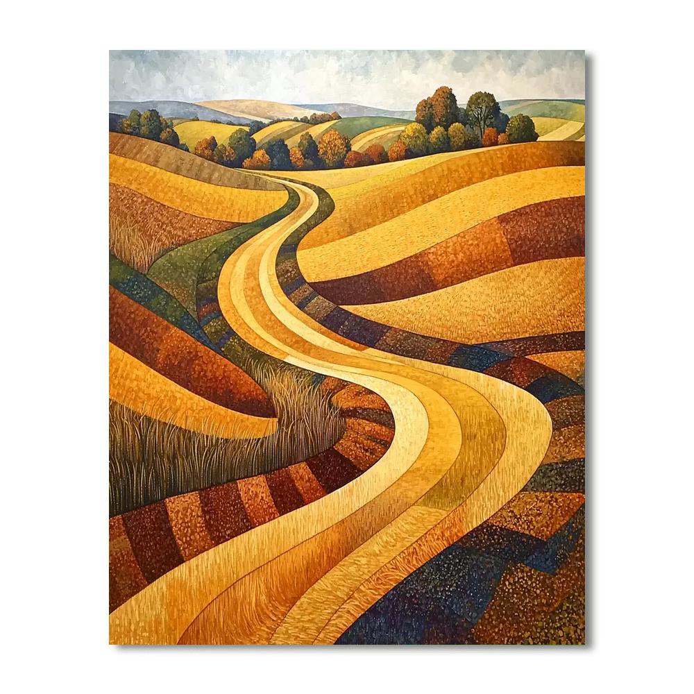 Nandalal Bose Inspired Song Of The Harvest Wind  Paint By Number