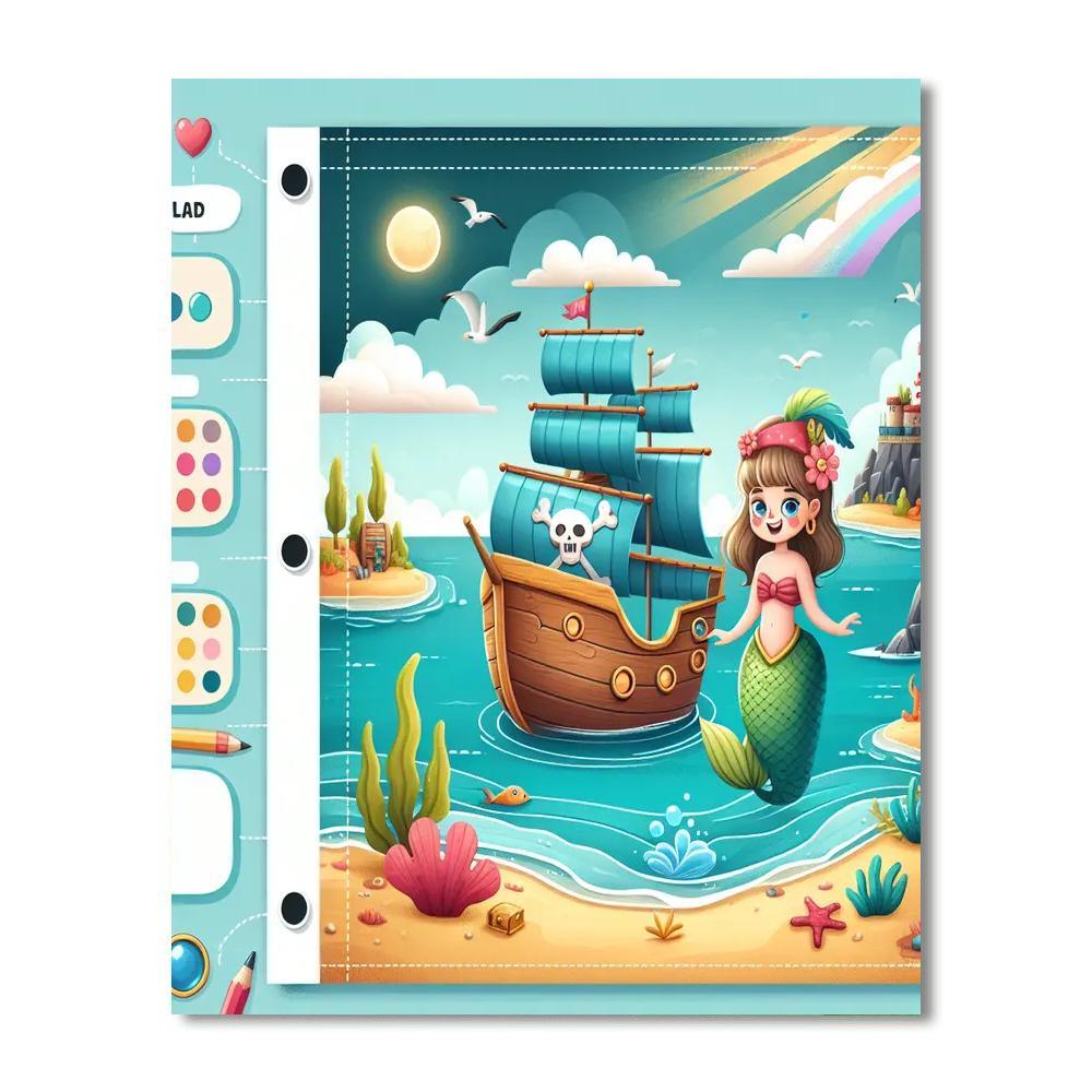 Fantasy Island DIY Paint By Numbers