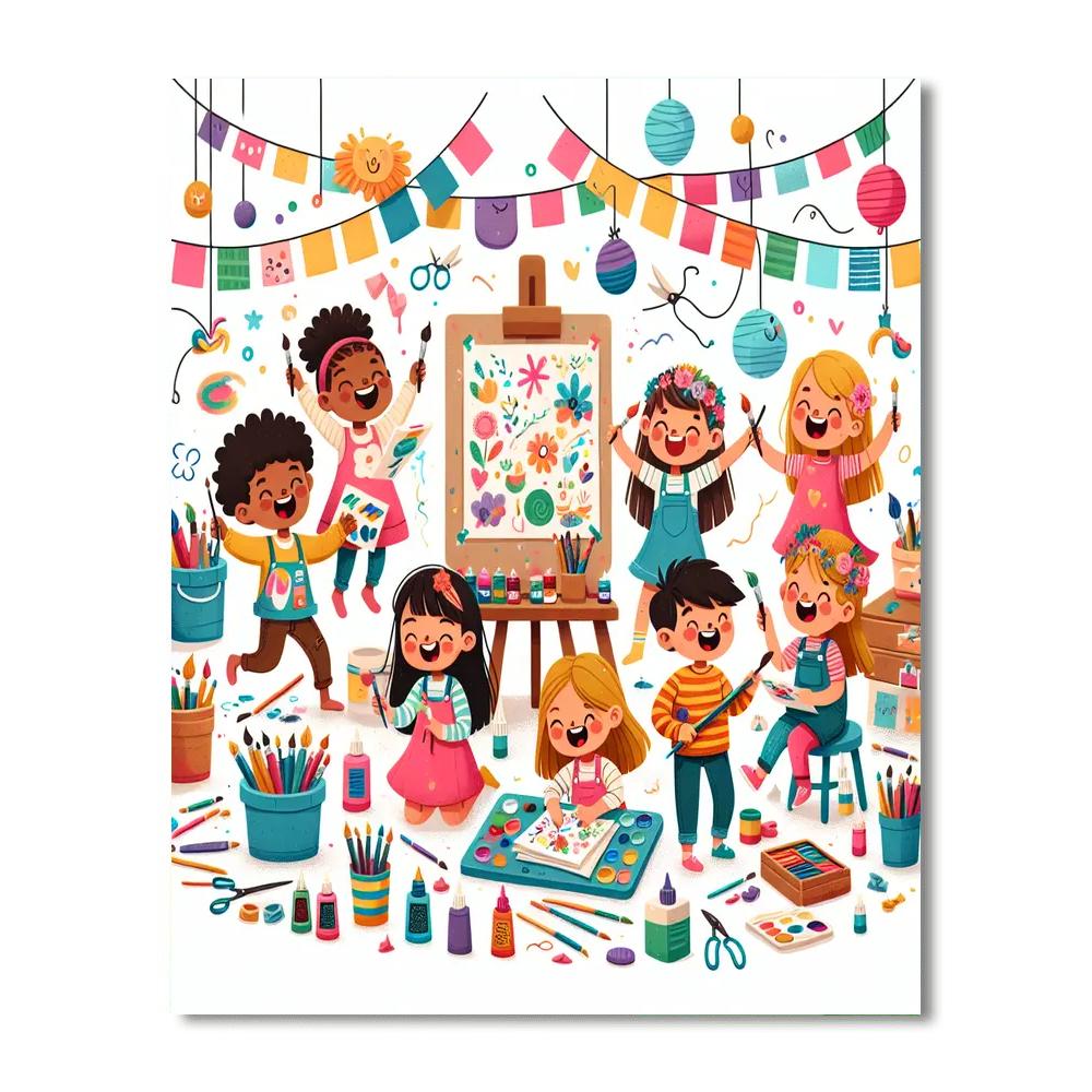 Adventures In Art Painting By Numbers Kit