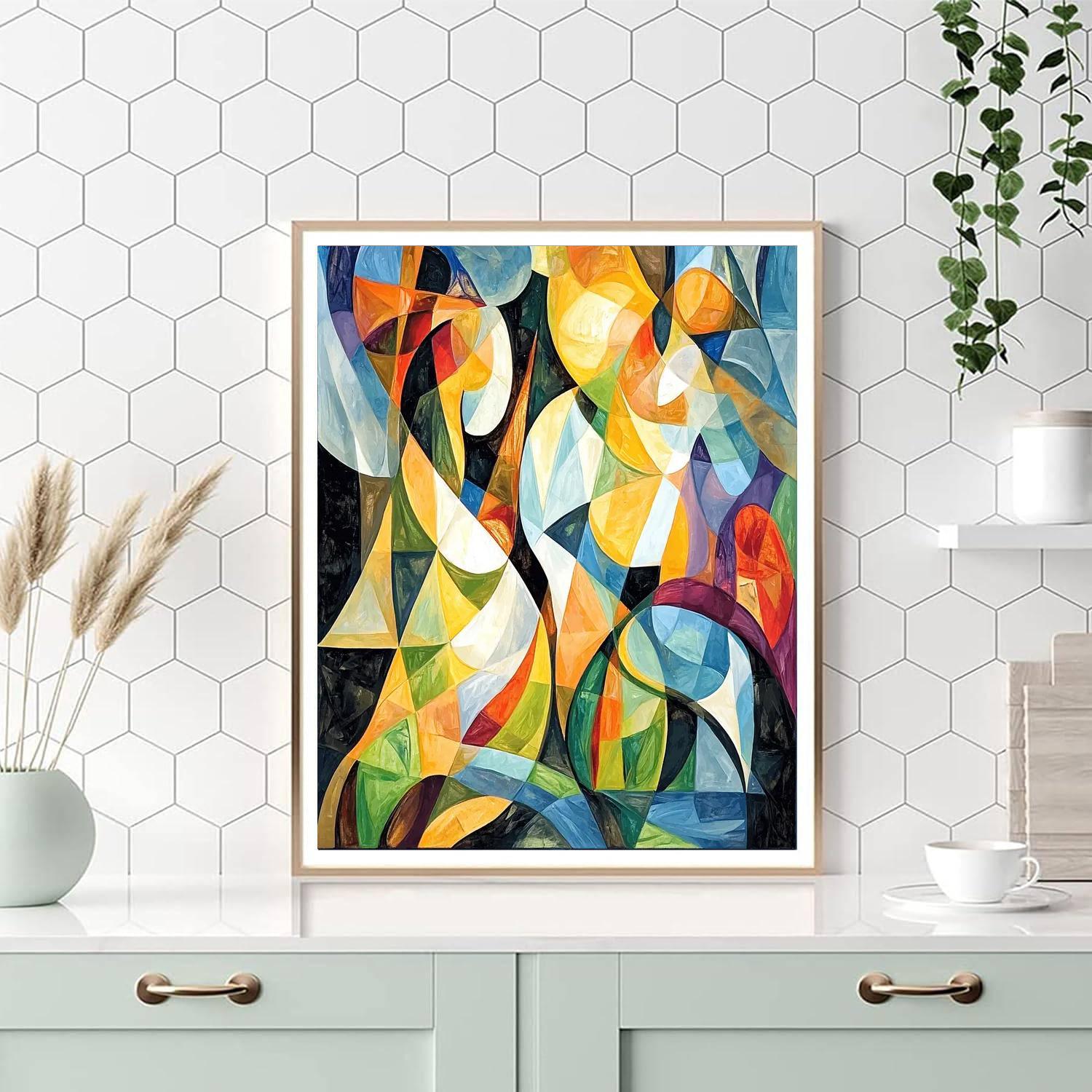 Pablo Picasso Inspired Sculpted In Light  Numbered Painting Kits