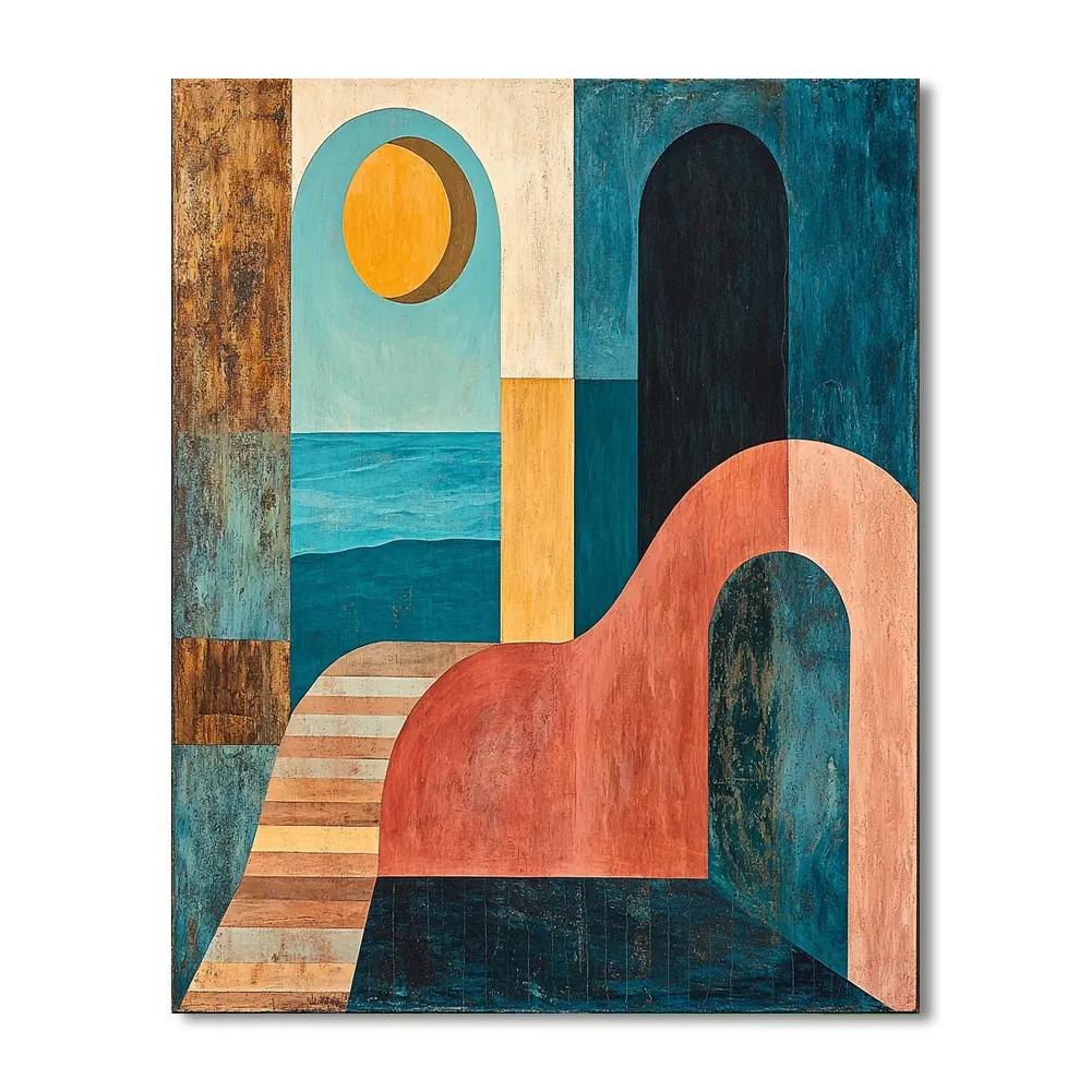 Max Ernst Inspired Illusions Of Reality  Paint By Numbers Kits