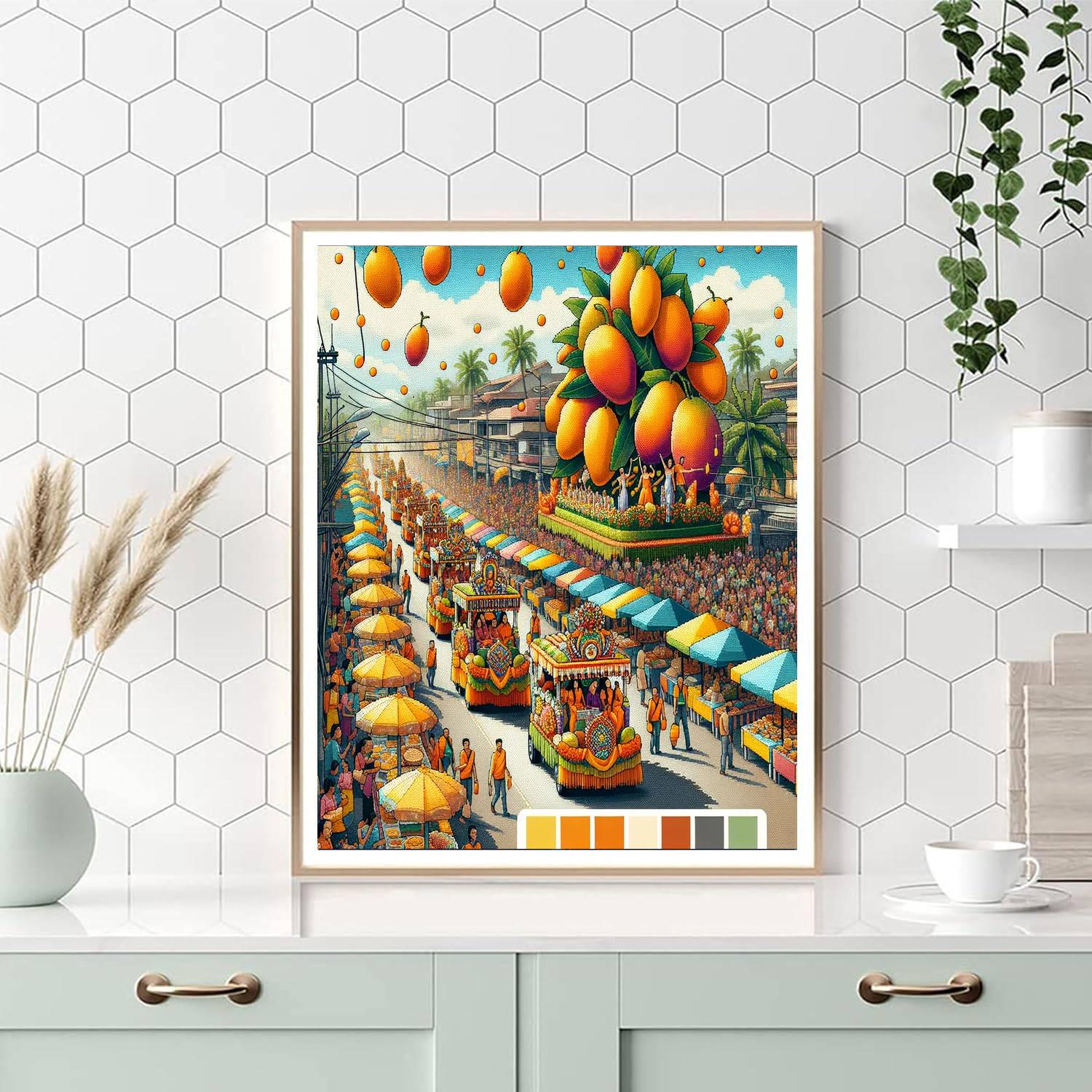 Mango Festival - Philippines Paint By Numbers Kits