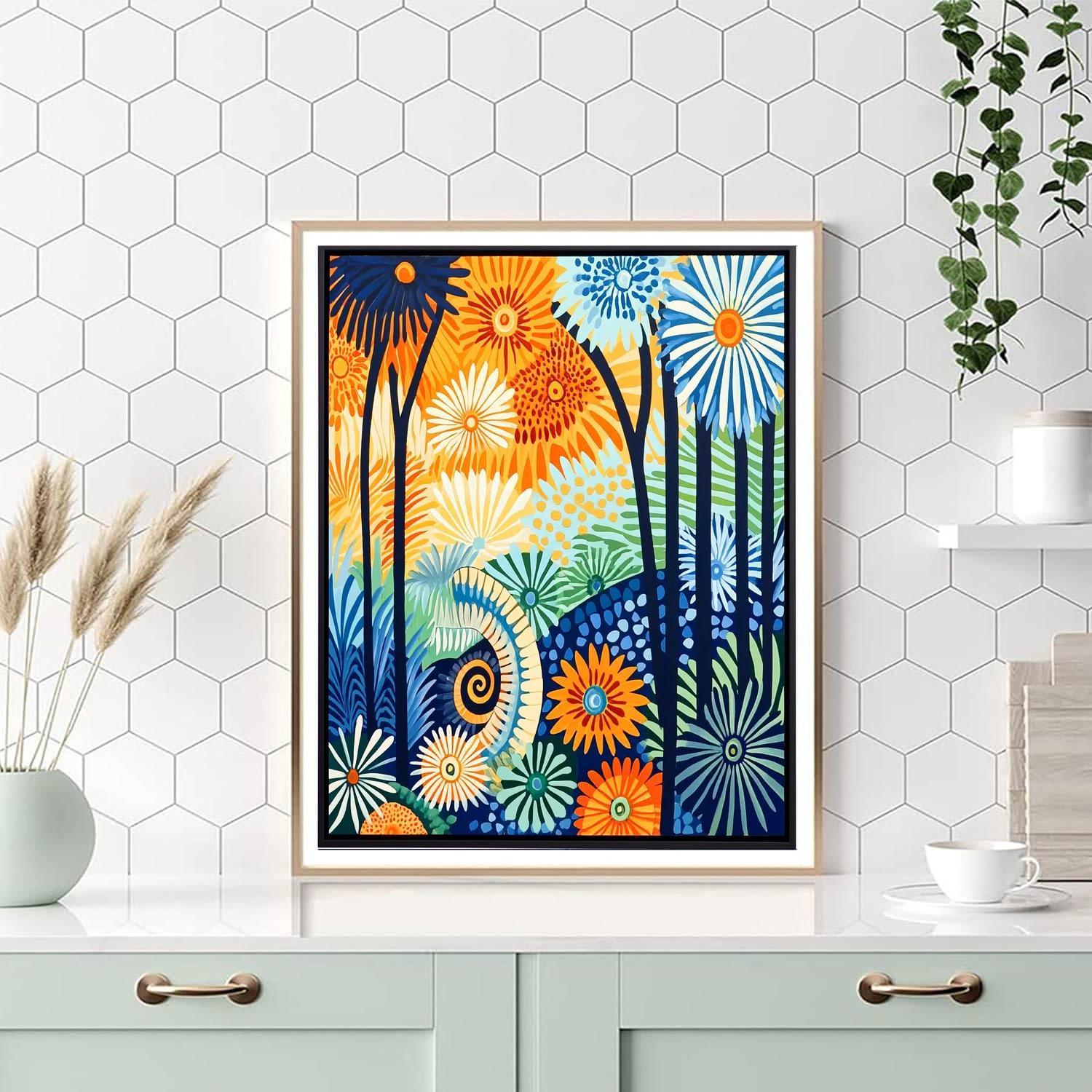Henri Matisse Inspired Modern Bohemian Chic  Painting By Numbers Kit