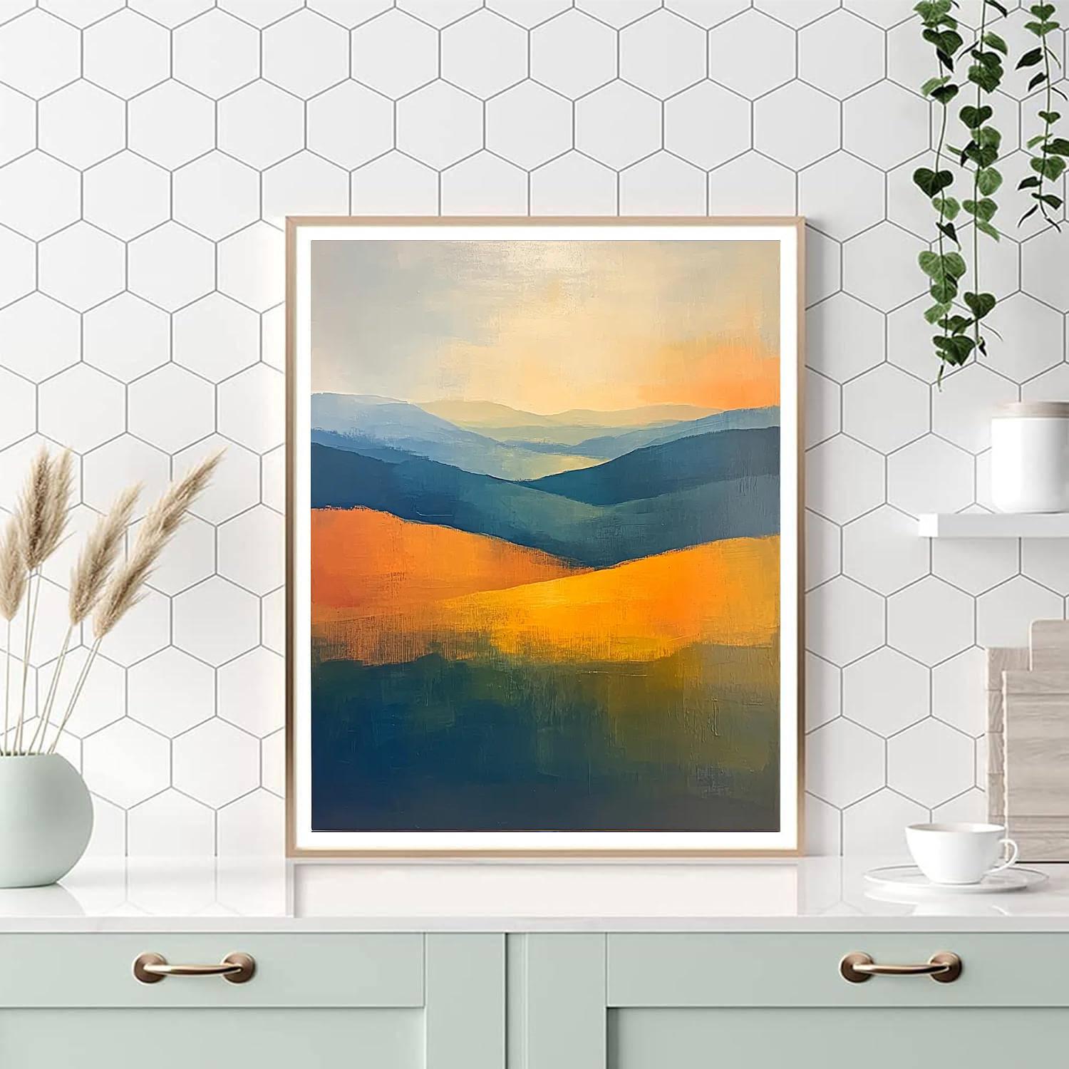 Paul Cézanne Inspired Solstice Reflections  Paint By Numbers Art