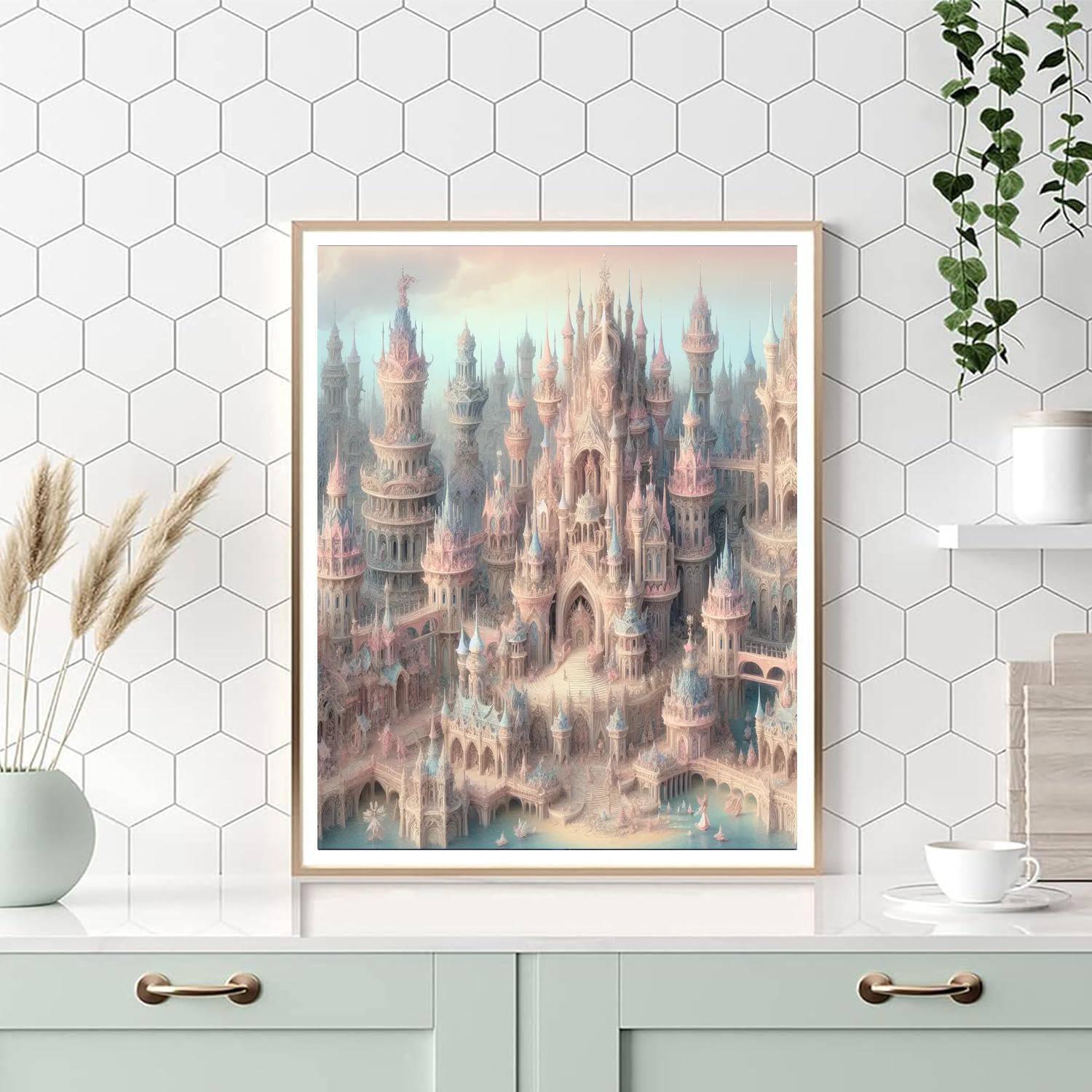 Fanciful Fairytale Kingdom Numbered Painting Kits