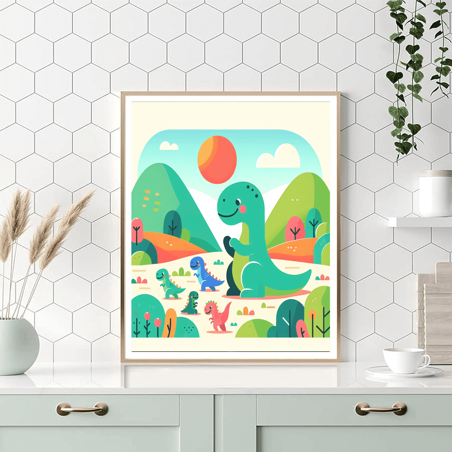 Adventure In Dino Valley Paint By Number