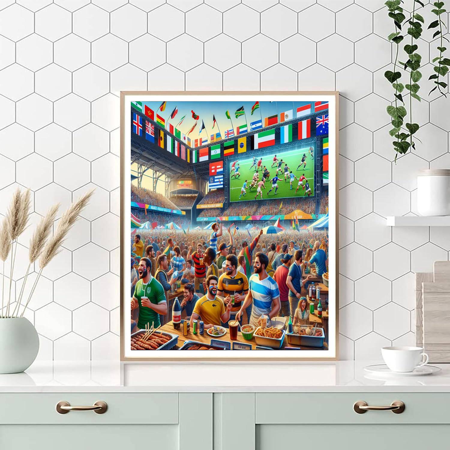 Rugby World Cup - Various Locations Painting Number Kit