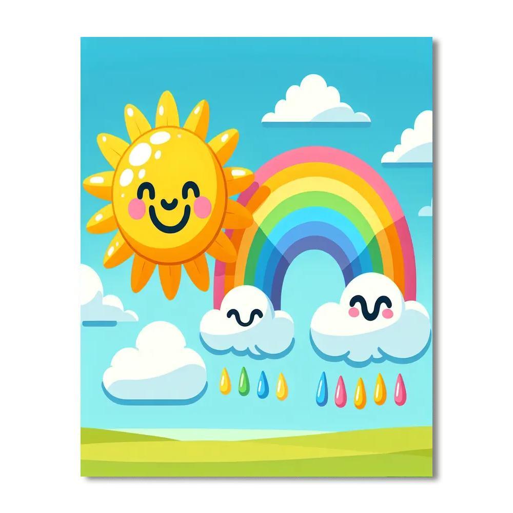 Sunny Weather Friends Paint By Numbers Kits