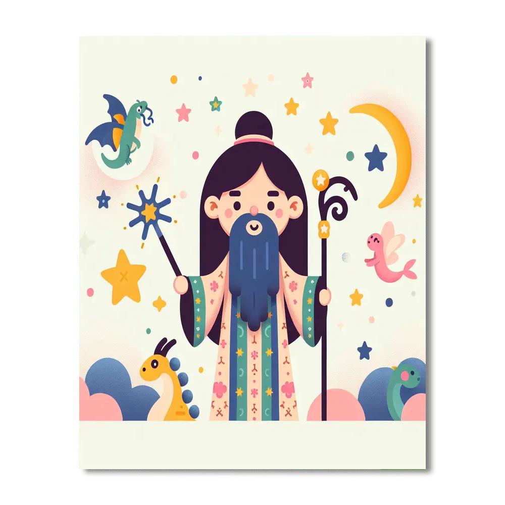 Wonderful Wizard Paint By Number