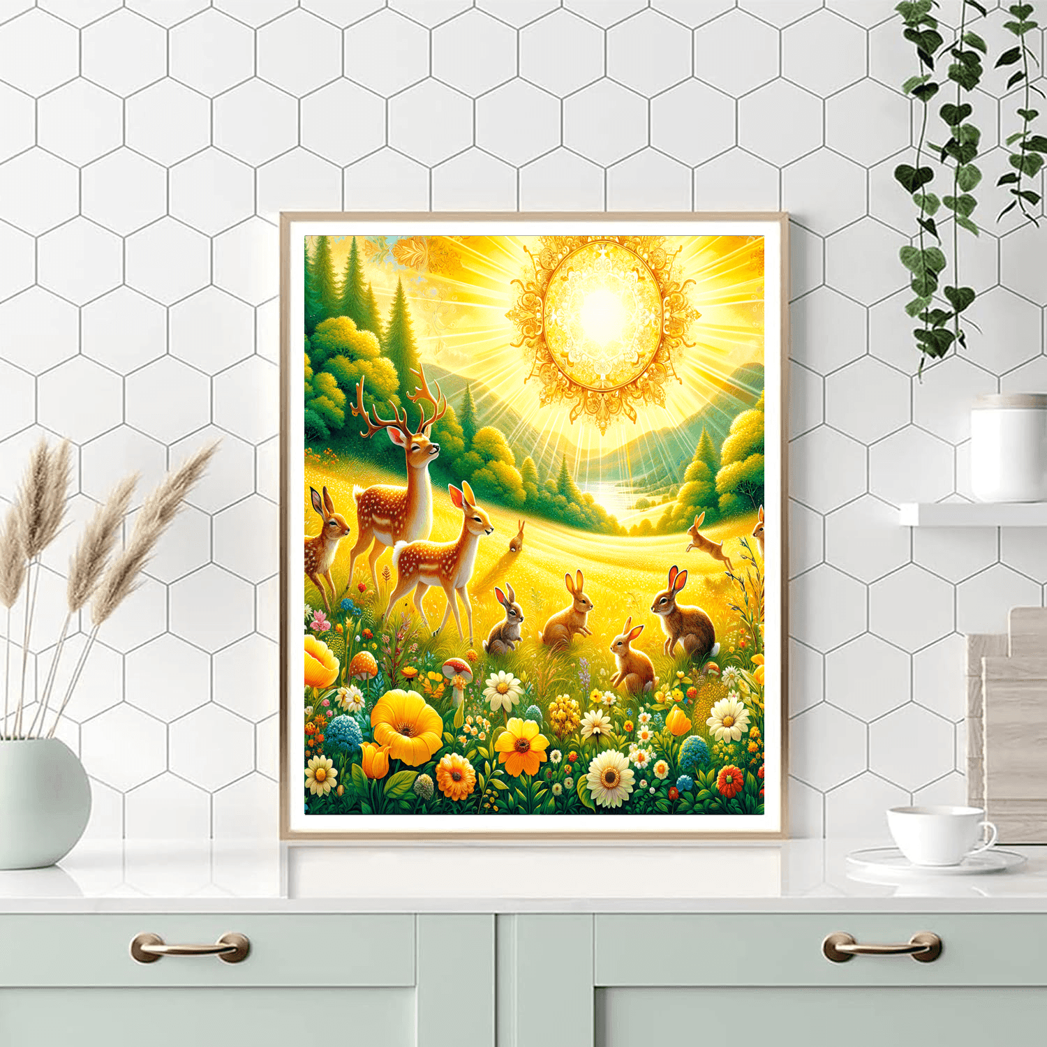 Sunlit Meadow Frolic DIY Paint By Numbers