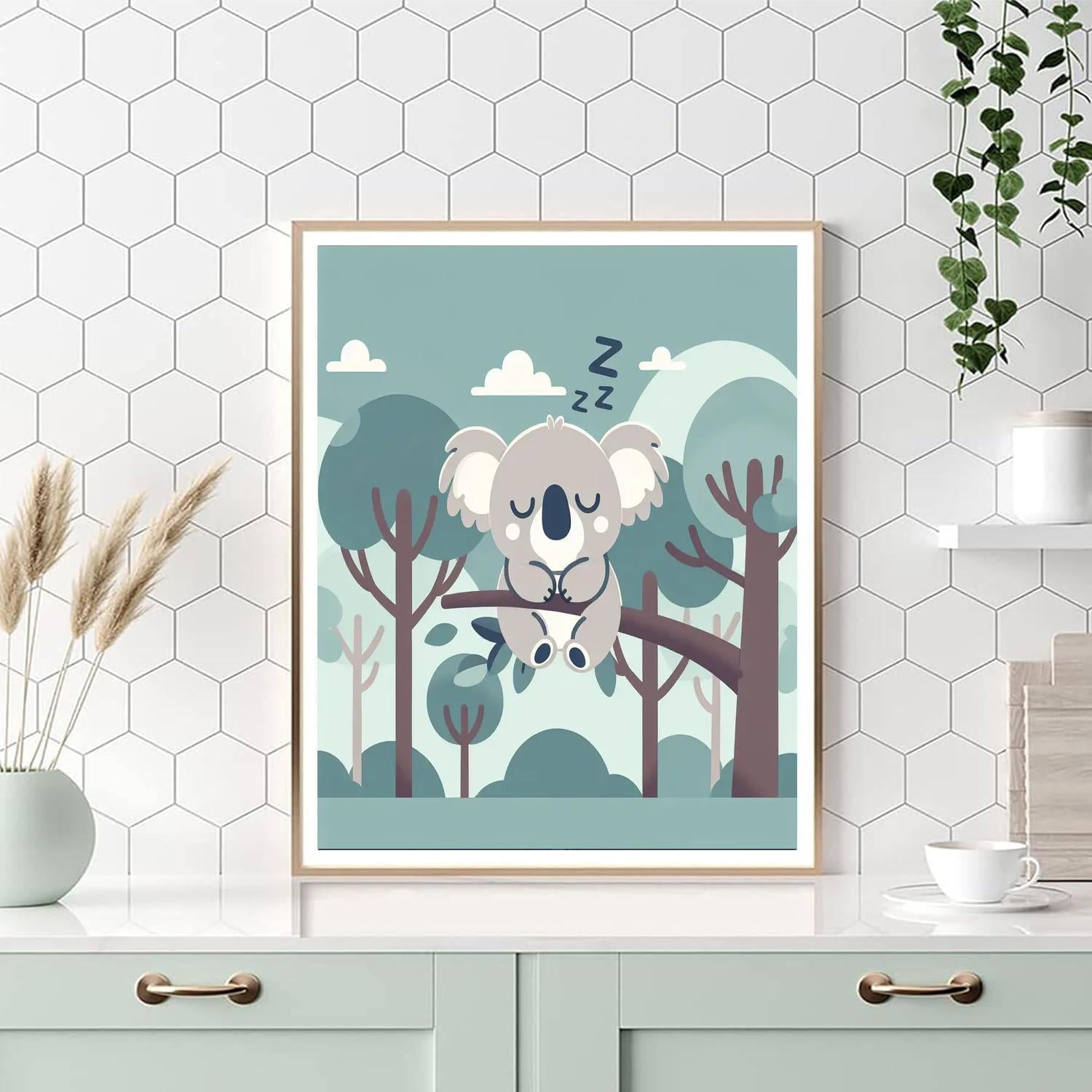 Cuddly Koalas In The Trees DIY Paint By Numbers