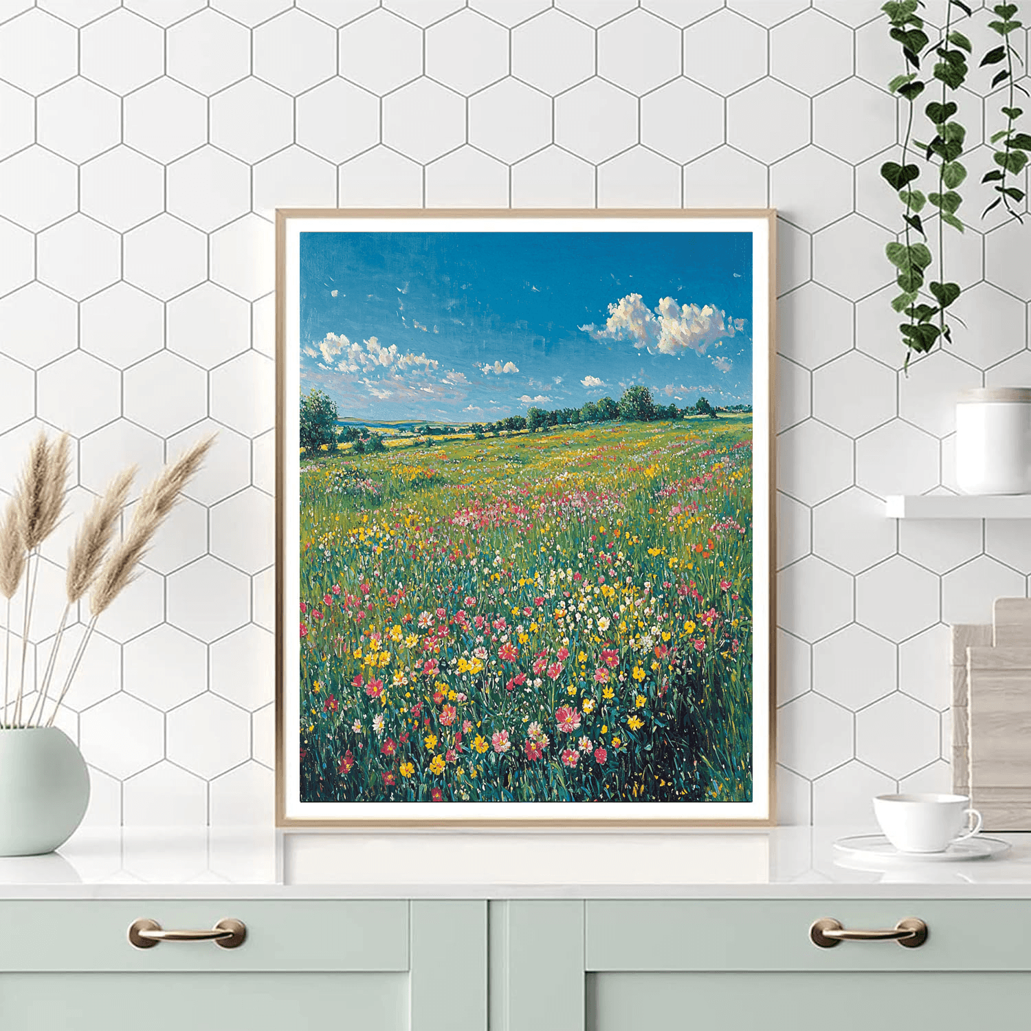 Constable Inspired Whispers Of The Meadow  Painting By Numbers Kit