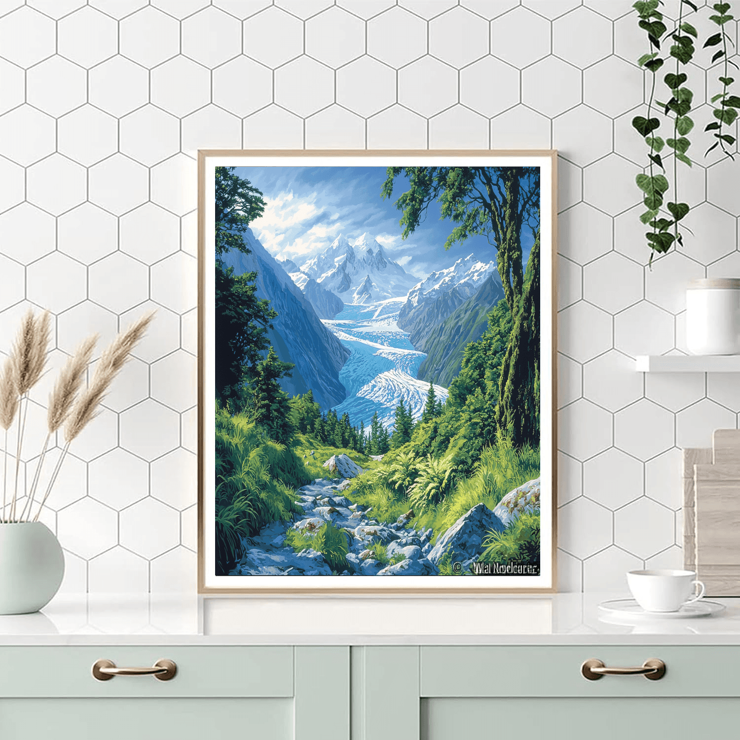 Franz Josef Glacier - New Zealand Paint By Numbers