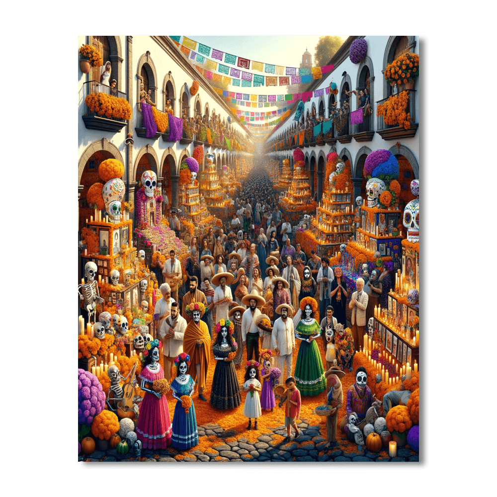 Day Of The Dead - Oaxaca, Mexico Paint By Number