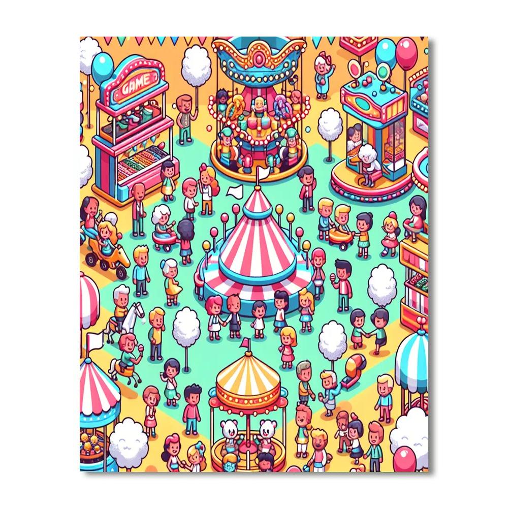 Creative Carnival Festival Paint By Number