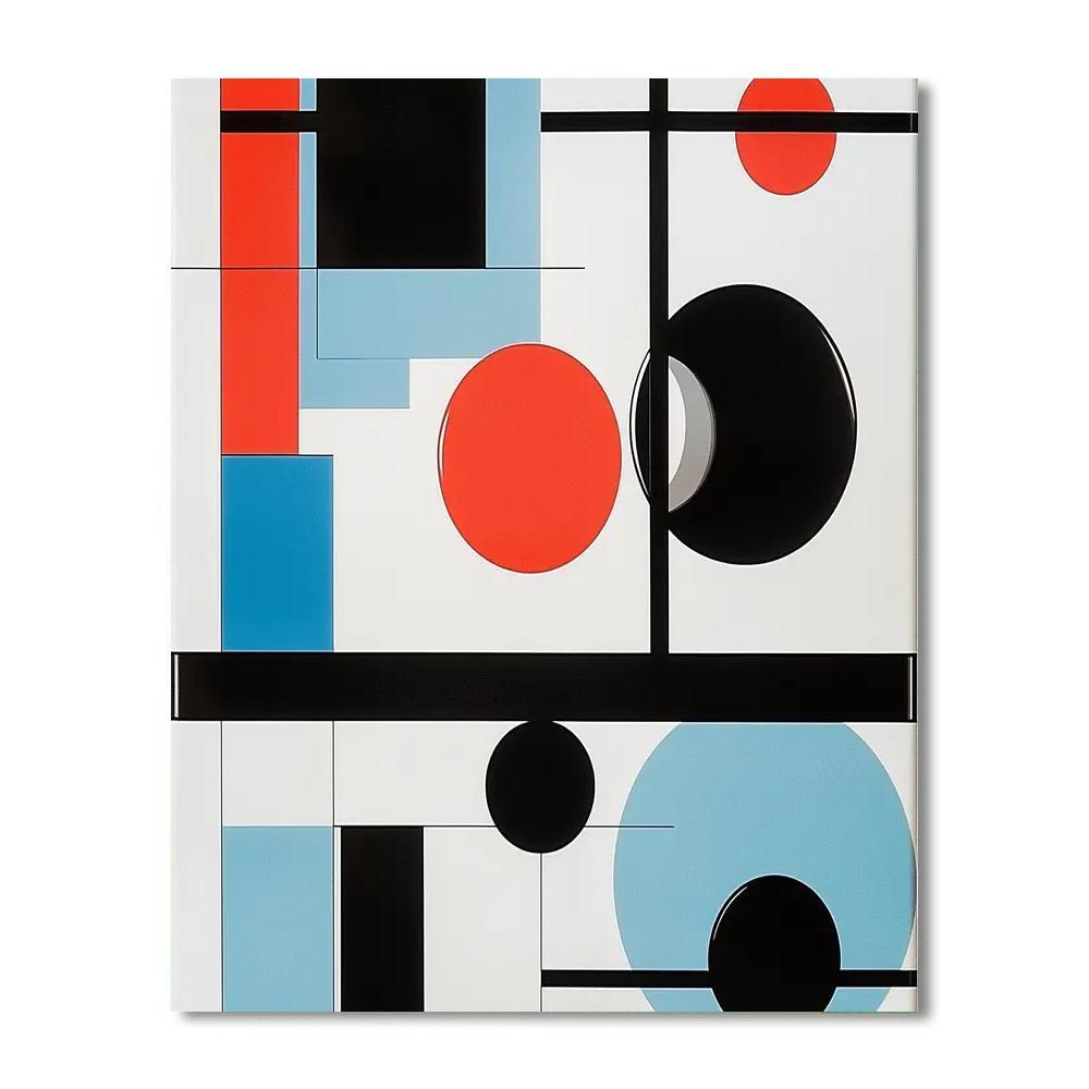 Kazimir Malevich Inspired Supreme Geometry Balance  Paint By Number