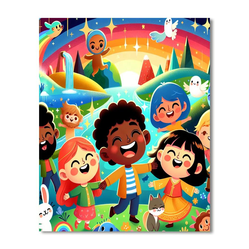 The Great Adventure With Friends DIY Paint By Numbers