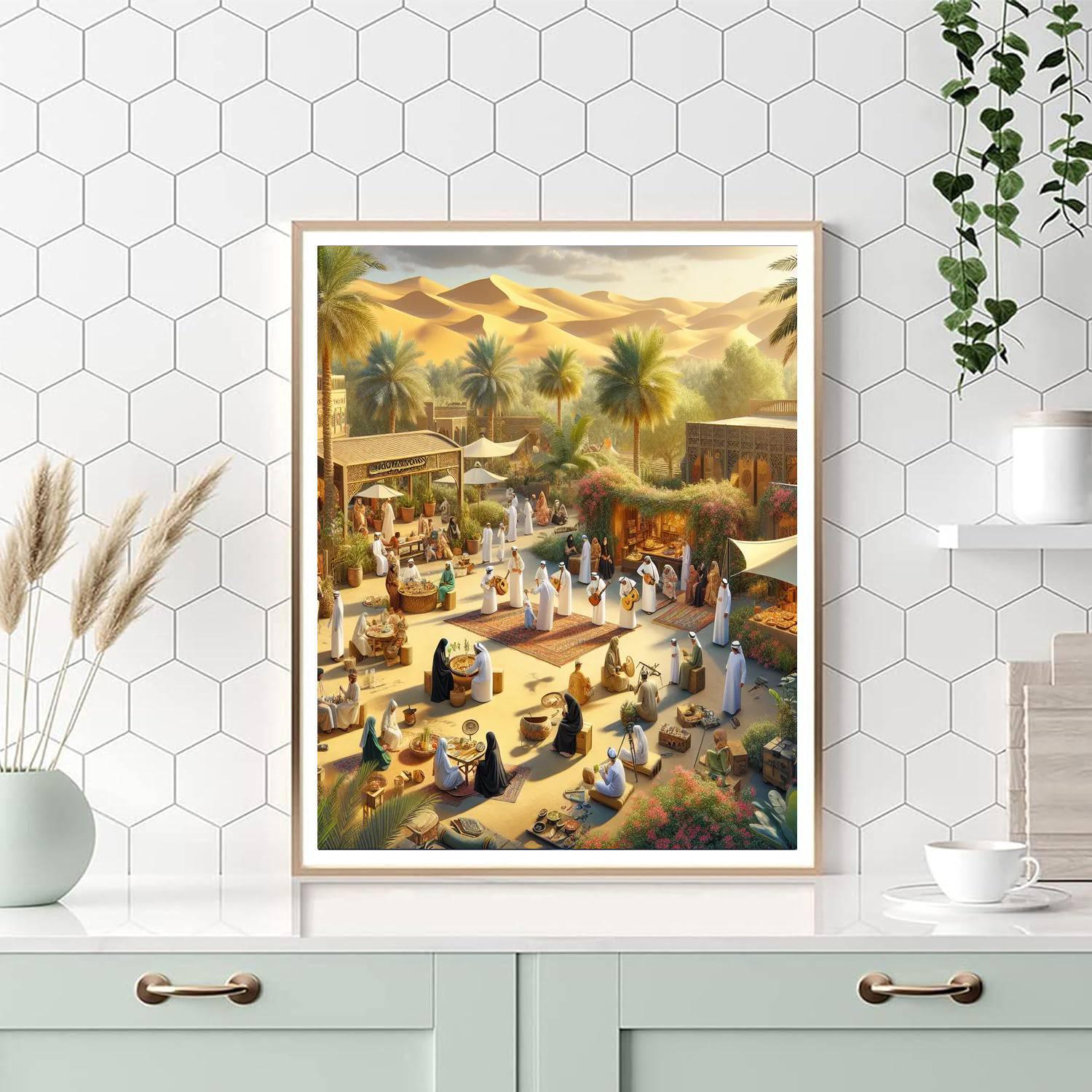 Al Ain Oasis Festival - Uae Painting Number Kit