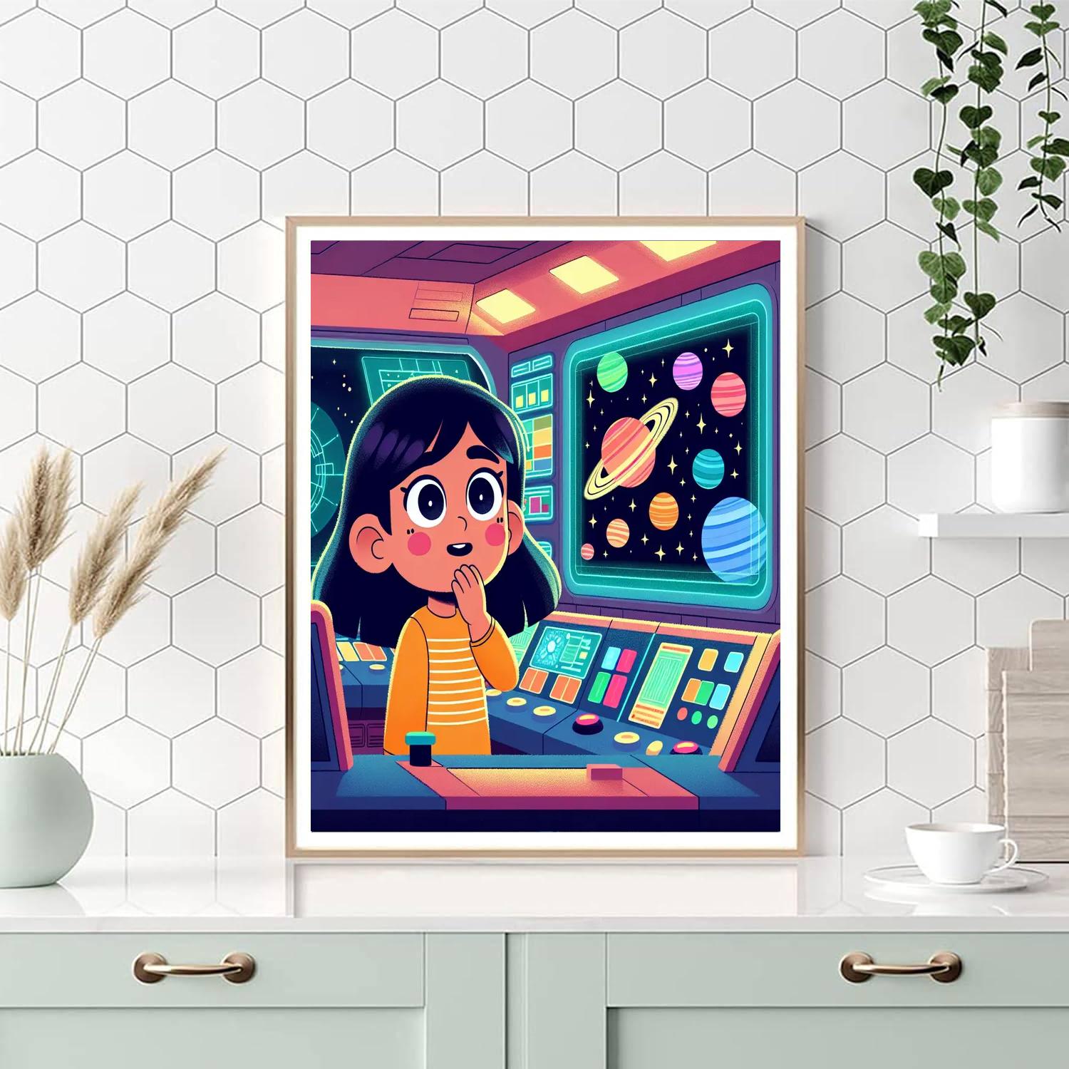 Galactic Mission Control Paint By Numbers Kits