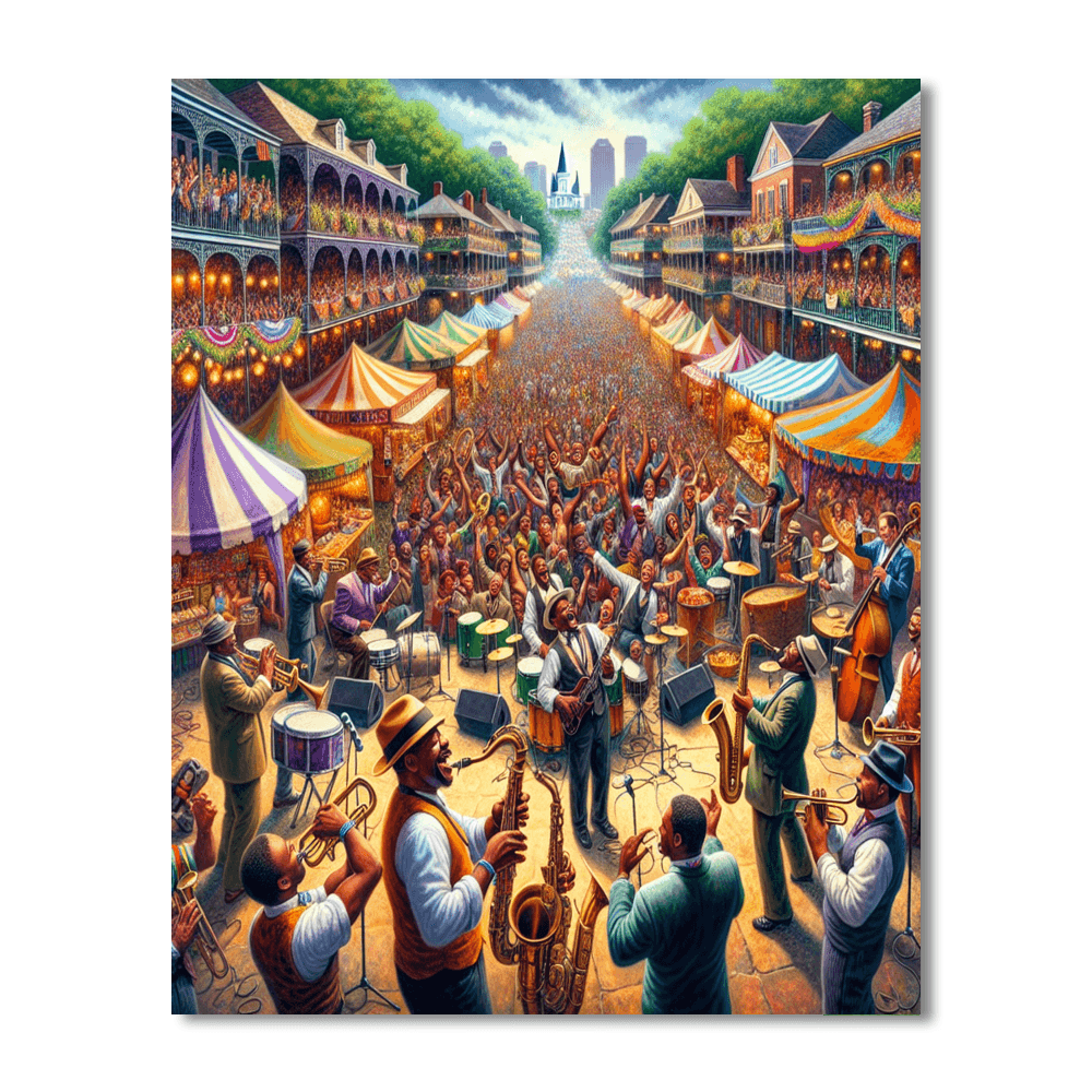Jazz Fest - Usa Paint By Numbers Kits