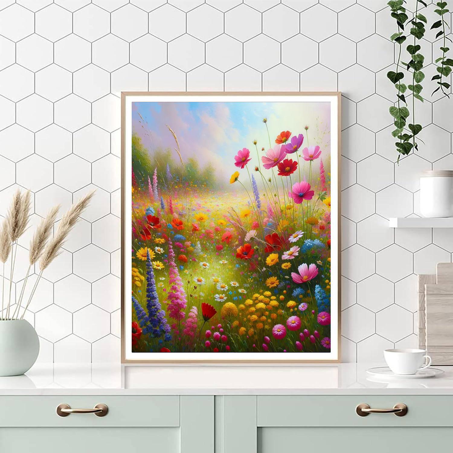 Wildflower Meadow Bloom Paint By Numbers Kits