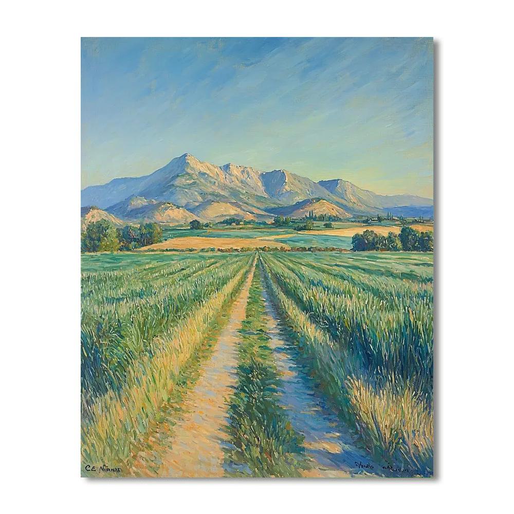 Paul Cézanne Inspired Meditative Meadows  Paint By Numbers Kits