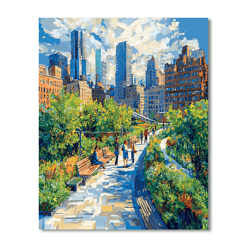 The High Line - New York City Paint By Numbers Kits