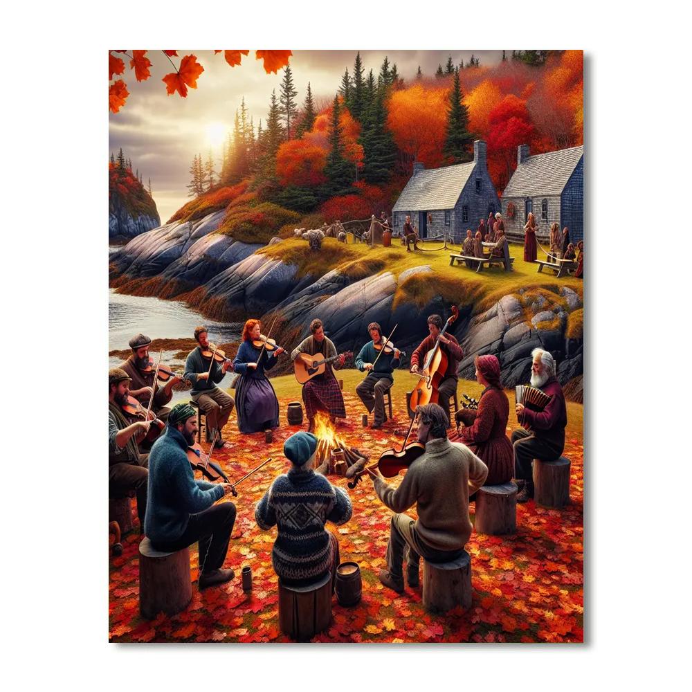 Celtic Colours International Festival - Cape Breton Island, Canada Paint By Numbers Art