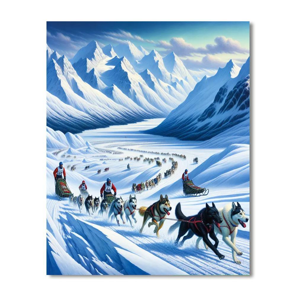Yukon Quest - Canada And Usa Paint By Numbers Art