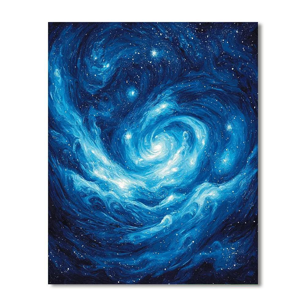 Georges Seurat Inspired Cosmic Serenity  DIY Paint By Numbers