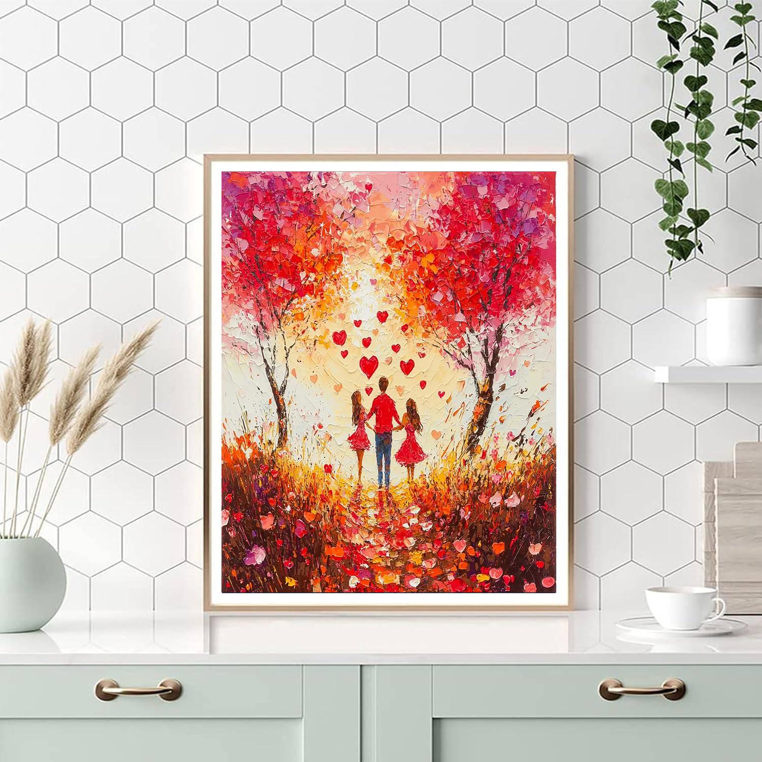 Hearts Full Of Joy Numbered Painting Kits