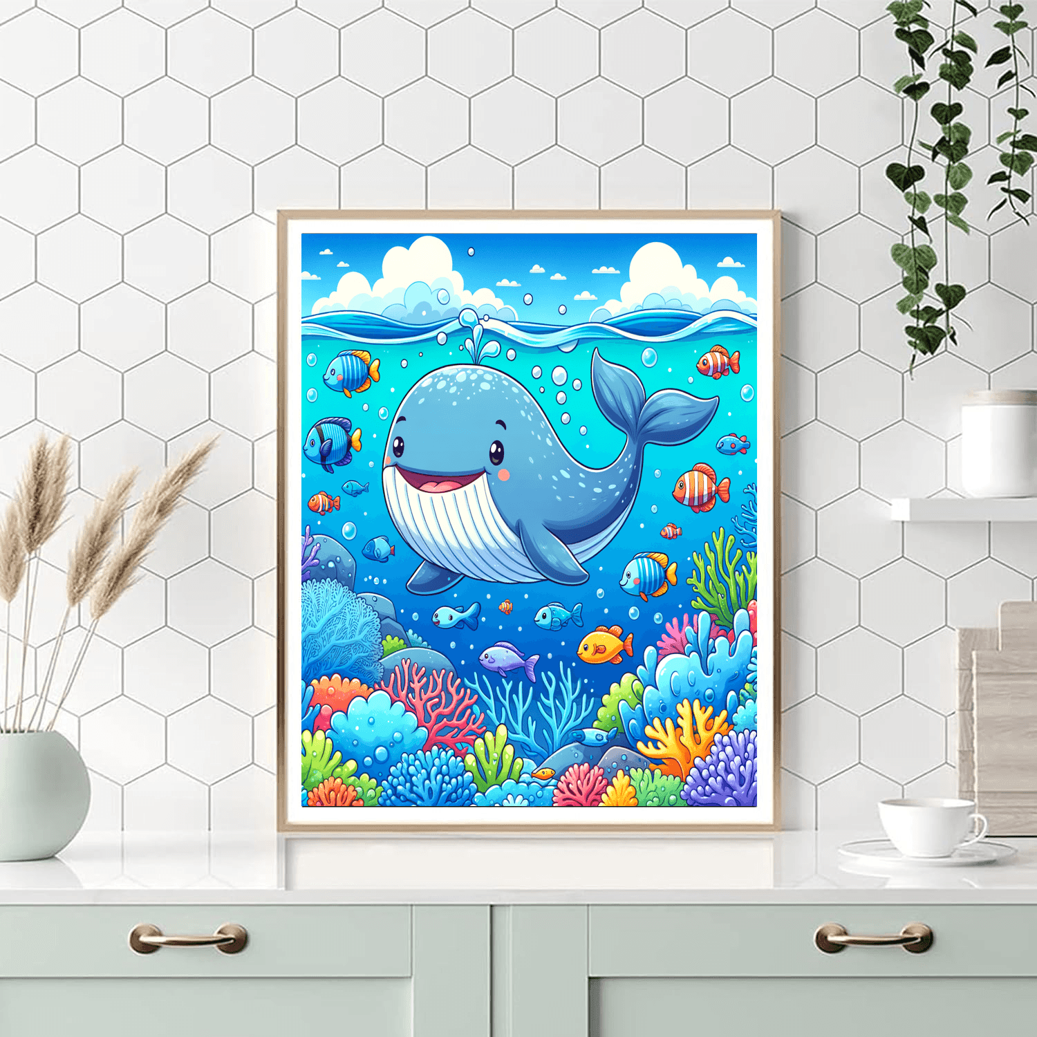 Wonderous Whales Paint By Color