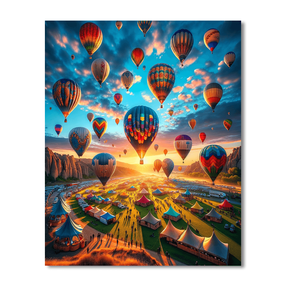 International Hot Air Balloon Fiesta - Philippines Numbered Painting Kits