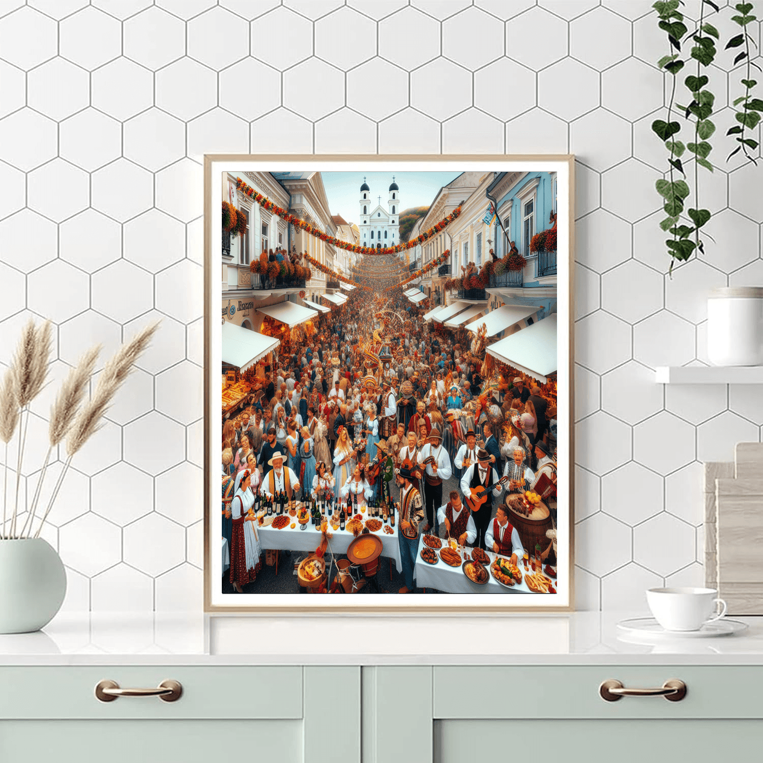 Montmartre Wine Harvest Festival - France DIY Paint By Numbers