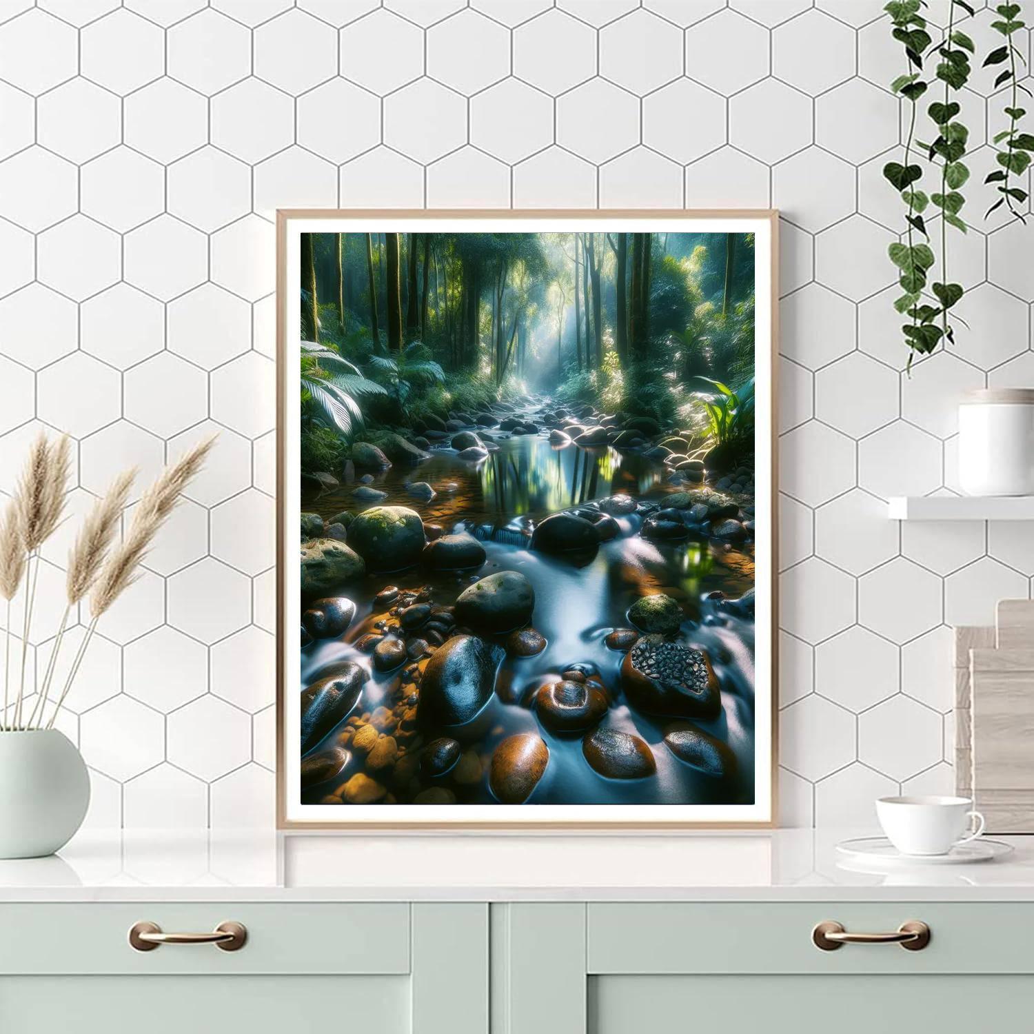 Glistening Brook Escape Paint By Numbers Kits