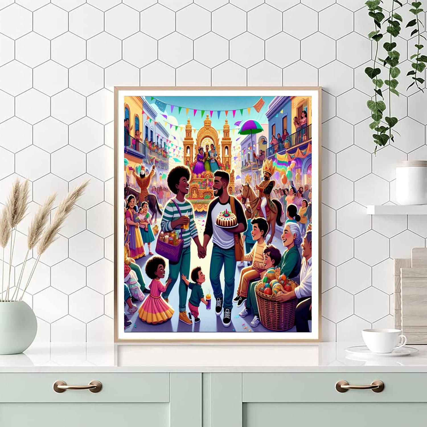 Día De Los Reyes Painting By Numbers Kit