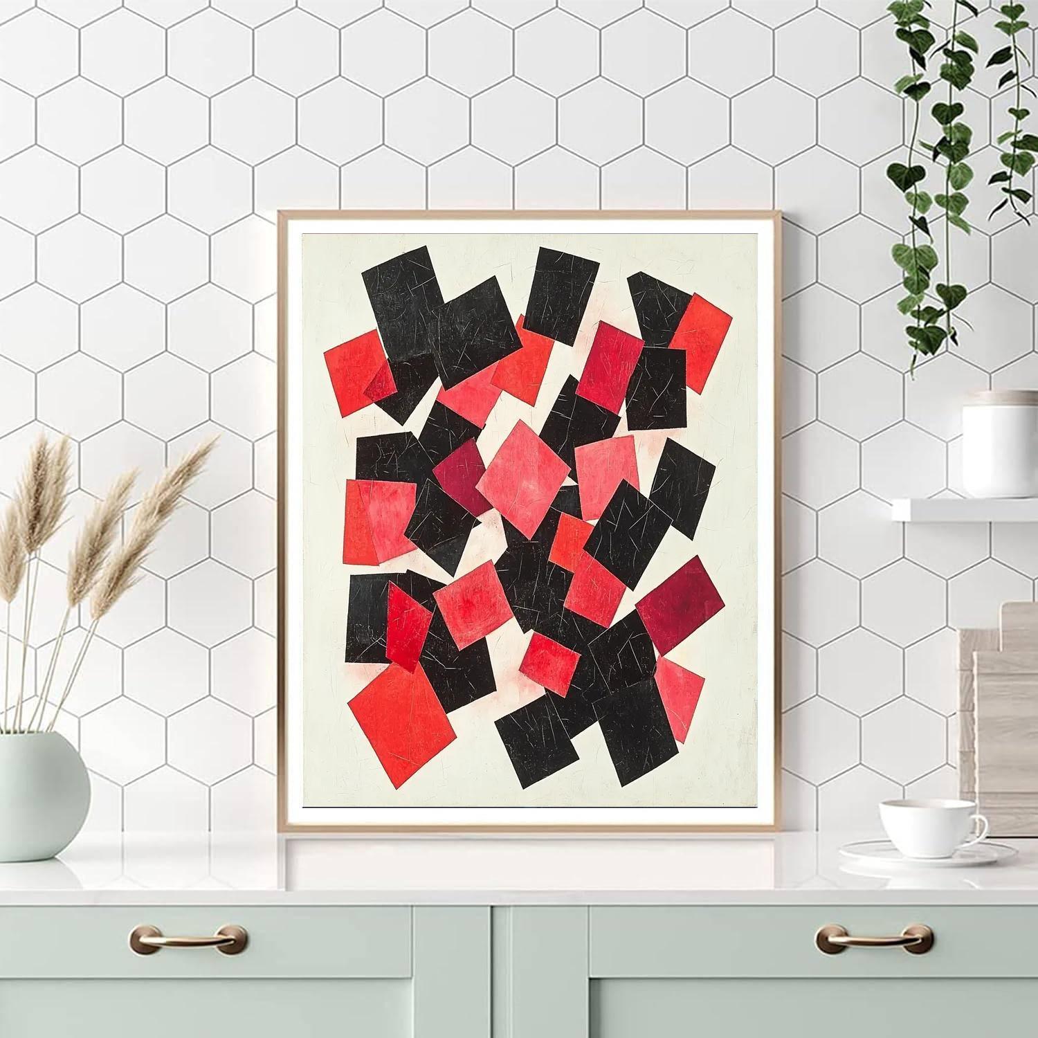 Kazimir Malevich Inspired Fragments Of Form  Paint By Numbers