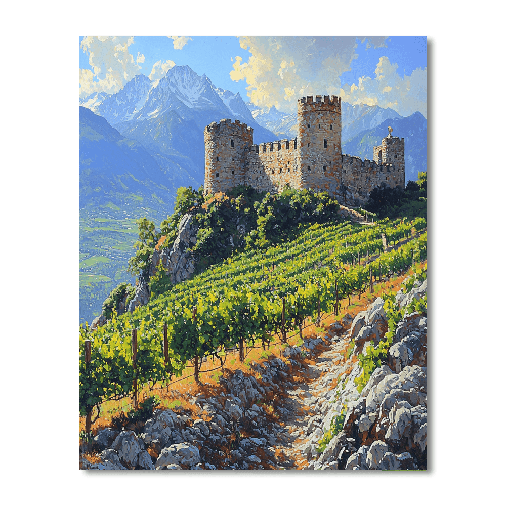 Sion Fortress Paint By Numbers