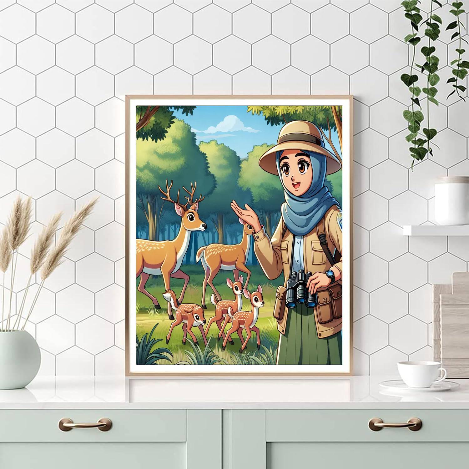 Wildlife Ranger Challenge Painting By Numbers Kit