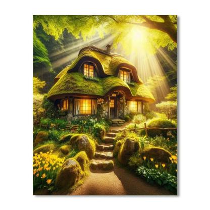 Charming Cottage Hideaway Paint By Number