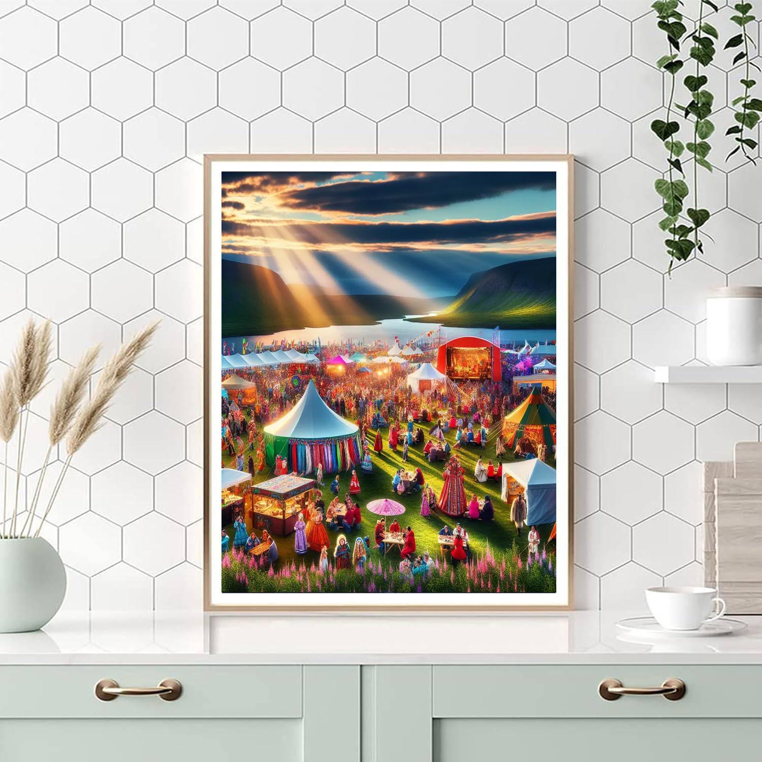 Midnight Sun Festival - Norway DIY Paint By Numbers